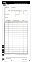 100 Time Cards for the ICON CT-900, Form CTR-TC