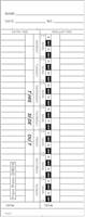 1000 Weekly M-S Side-Feed Time Cards FORM E5000