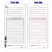 400 ACROPRINT ES1010 TIME CARDS FOR THE ACROPRINT ES1000 TIME CLOCK 4 packs of 100 cards #1-100 