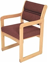 Single Sled-Base Chair w/ Arms