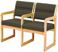 Double Sled-Base Chair w/ Arms (Designer)