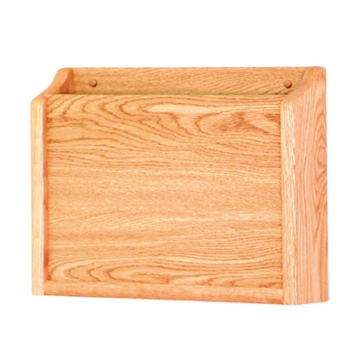 1 Pocket Oak PRIVACY Chart Holder- 800-858-7462