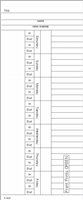 1000 Side-Feed Weekly Sa-Fr Time Cards FORM K1421