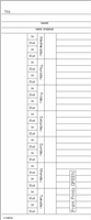 1000 Side-Feed 2-Week We-Tu Time Cards FORM K14436-2