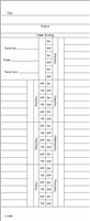 1000 Side-Feed Weekly M-S 6P Time Cards FORM K1496