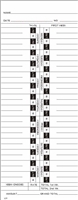 1000 Side-Feed 2-Week M-S Time Cards FORM L31-2