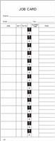 1000 Job Cards, with 14 Out/Ins FORM L61