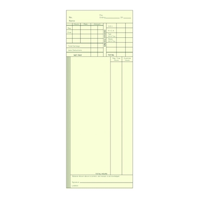 FORM LA8500 Time Cards