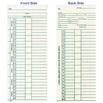 FORM M60 Time Cards