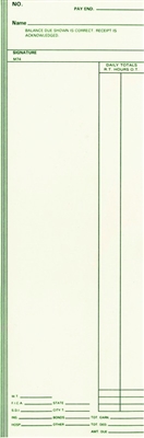 FORM M74 Time Cards