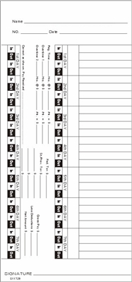 FORM S11729 Time Cards