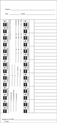 FORM S12492 Time Cards