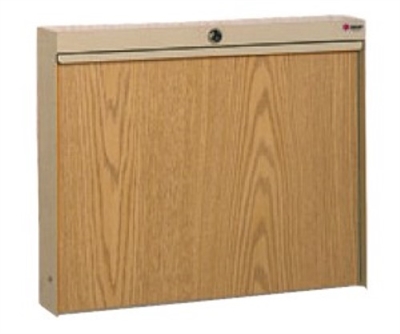 Fold-Down Wall Desk,with Laminate Panel & Lock